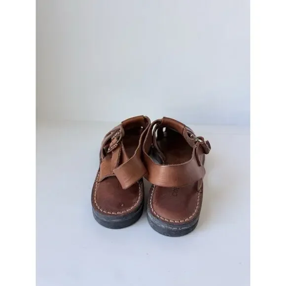 COLE HAAN FISHERMAN Sandals Women's Size 11 AA Brown Shoes 100% Leather Brazil - Picture 7 of 10